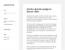 Tablet Screenshot of cajunmusic.dk